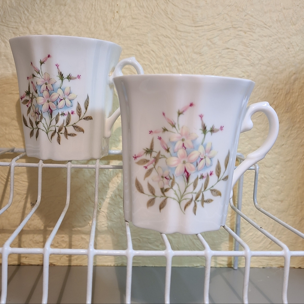 Two Vintage Royal Grafton Coffee Cups